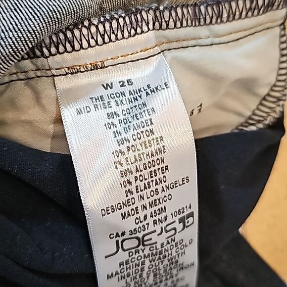 Maternity Joe's mid rise skinny jeans size 25 - Picture 8 of 13